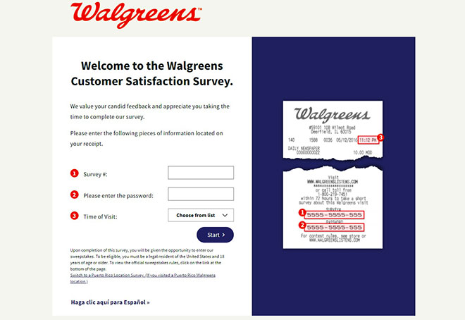 www.walgreenslistens.com survey