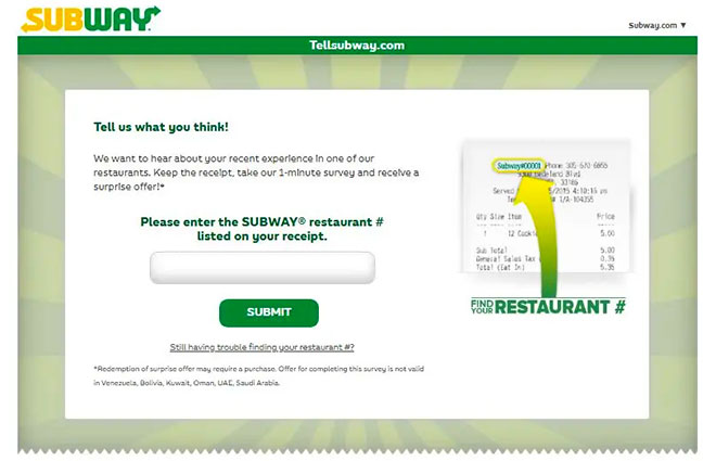 www.subwaylistens.com survey