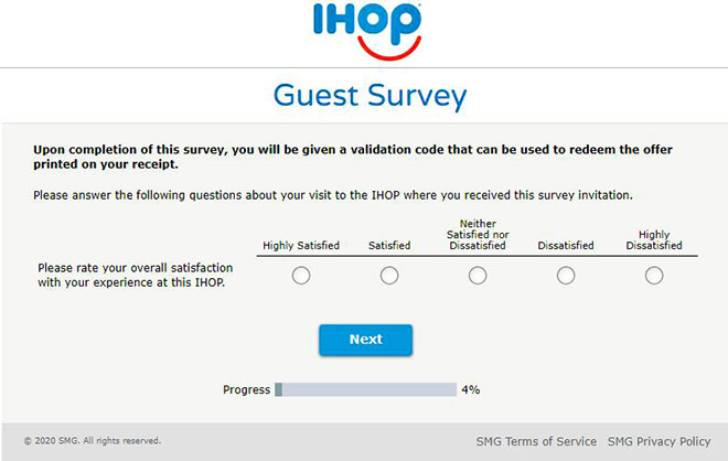 www.talktoihop.com survey