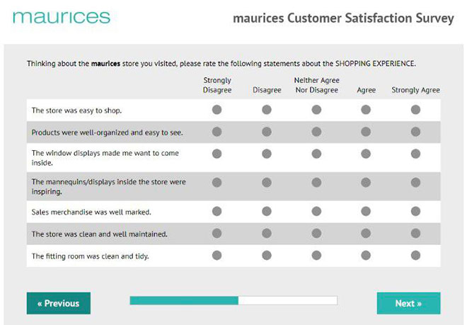 www.tellmaurices.com survey