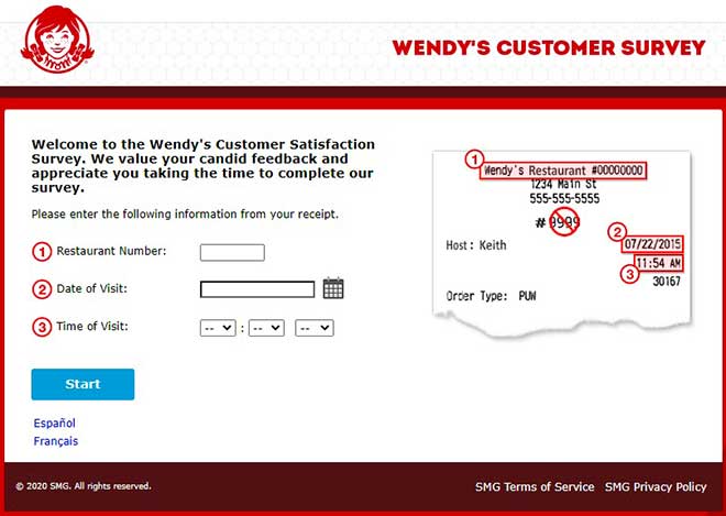 www.wendys.com survey