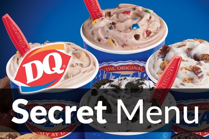 Dairy wueen secret menu
