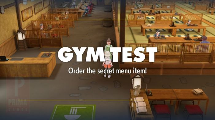 Gym test secret menu