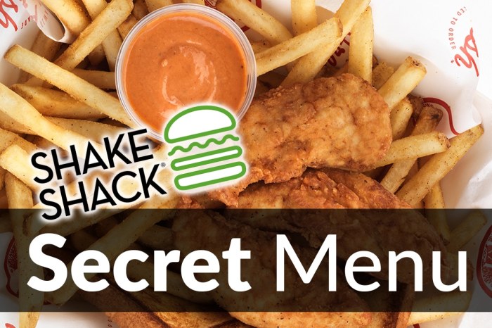 Shake shack secret menu