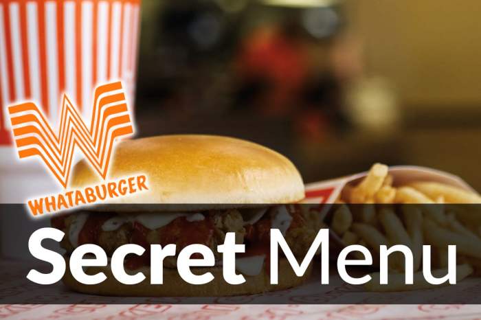 Whataburger secret menu