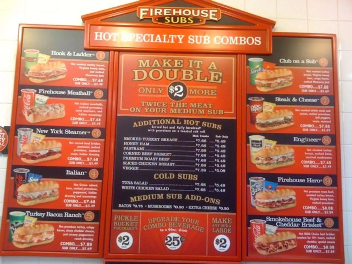 Firehouse subs secret menu