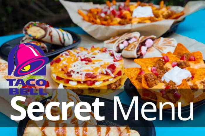 Taco bell secret menu