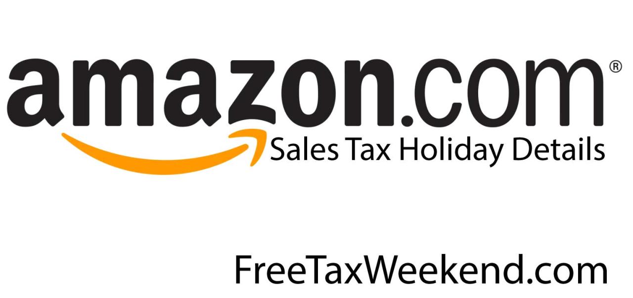 Is amazon doing tax free weekend
