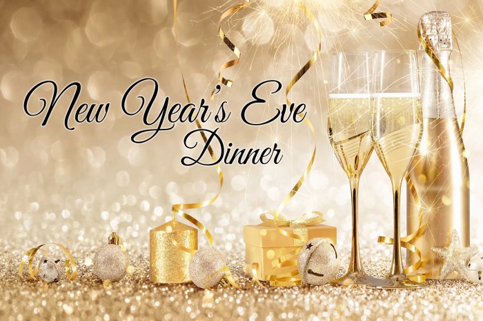 New years eve dinner near me