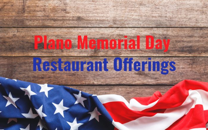 Memorial day restaurant specials near me