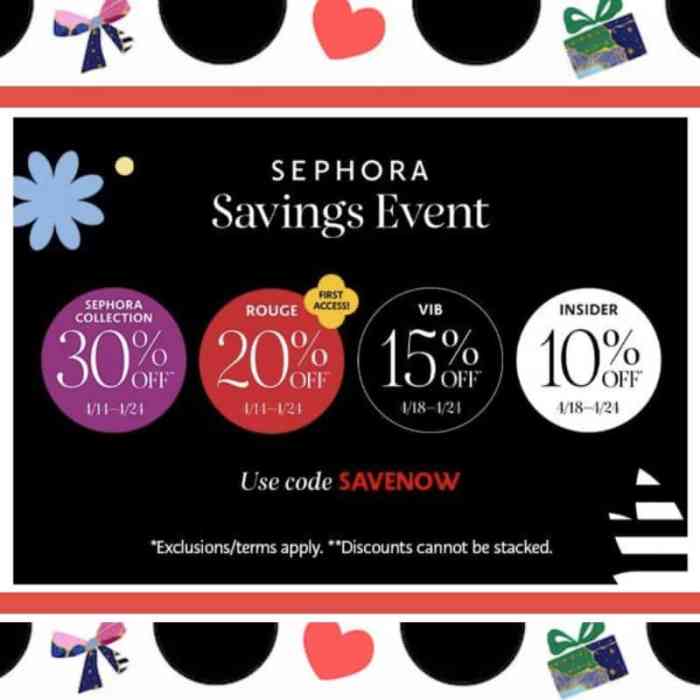 Sephora off disc beauty pass everything perfect time stock When is the sephora sale 2024
