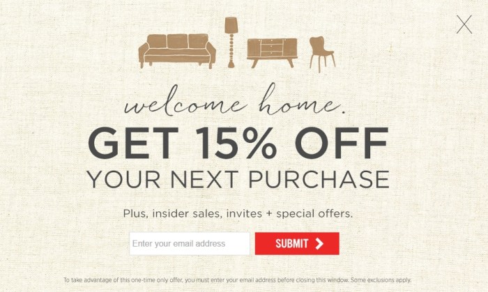 Elm west code promo dealspotr How to get west elm discount