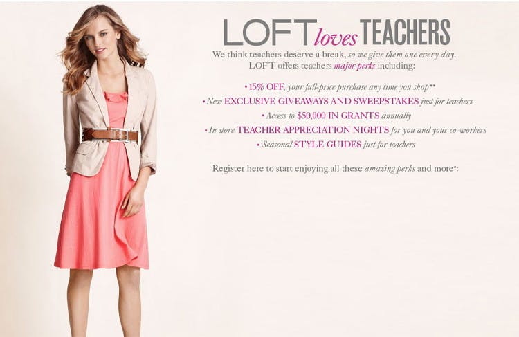 What clothing stores give teacher discounts