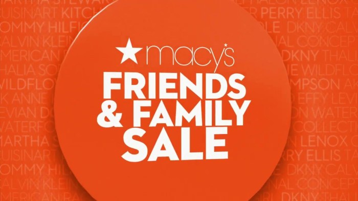 Macy's friends and family sale 2024