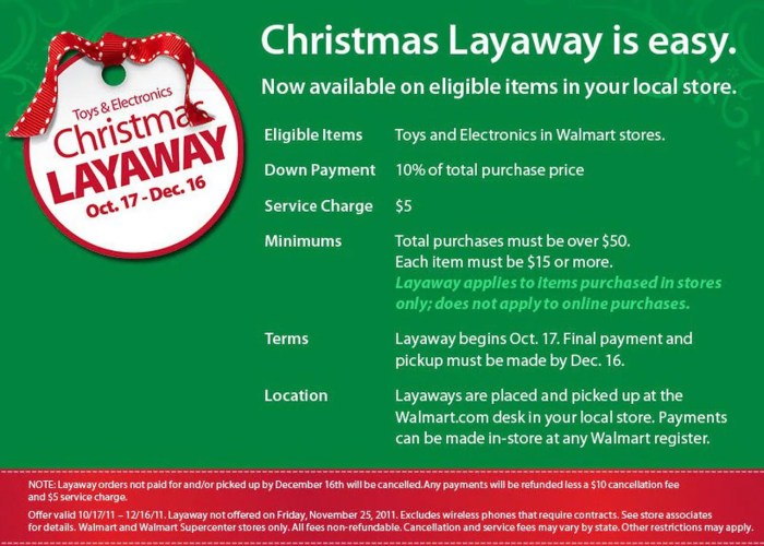 Layaway christmas armslist Who is doing layaway for christmas 2024