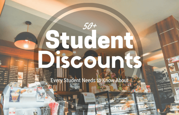 Student discounts college discount give places surprising list Student discounts college discount give places surprising list