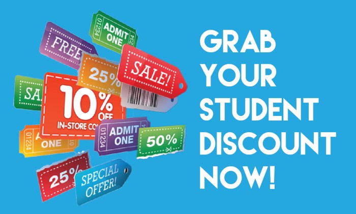Student discounts stores offer top Places that give a student discount