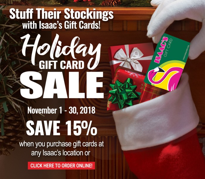 Gift card bonus holiday offers season tis cards list restaurant Restaurants with gift card deals for christmas