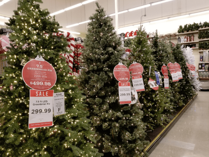 When does hobby lobby christmas go on sale