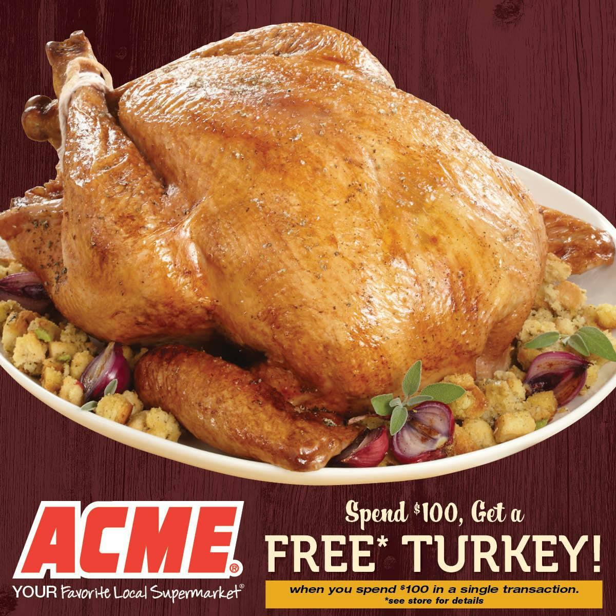 Where can i get a free turkey for thanksgiving 2024