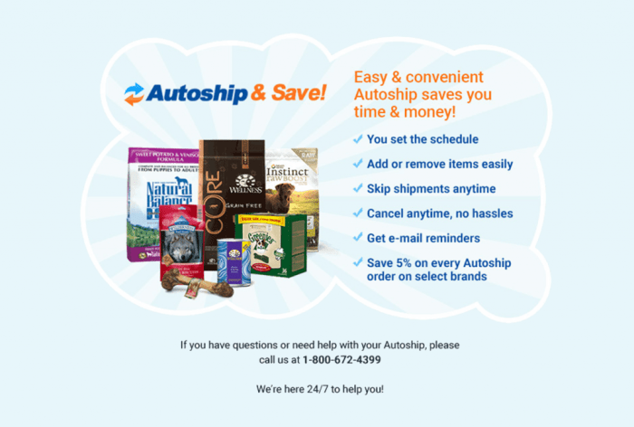 How to cancel autoship on chewy