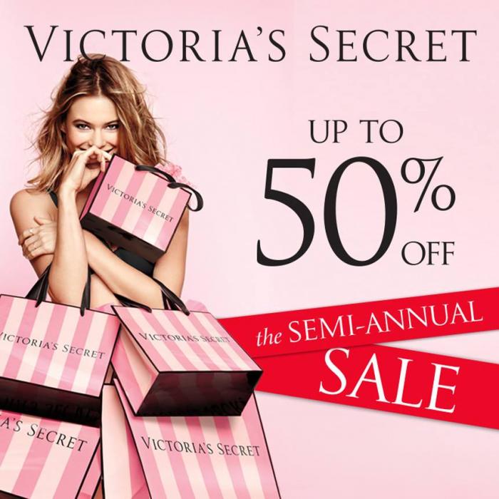 When is victoria secret semi annual sale