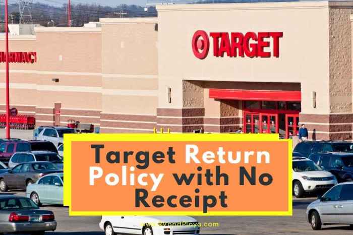 Receipt retailmenot Target limit on returns without receipt